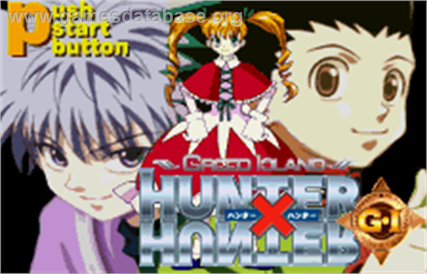 Hunter X Hunter - Greed Island - Bandai WonderSwan Color - Artwork - Title Screen
