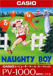 Box cover for Naughty Boy on the Casio PV-1000.