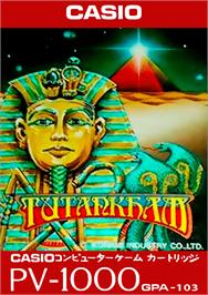 Box cover for Tutankham on the Casio PV-1000.