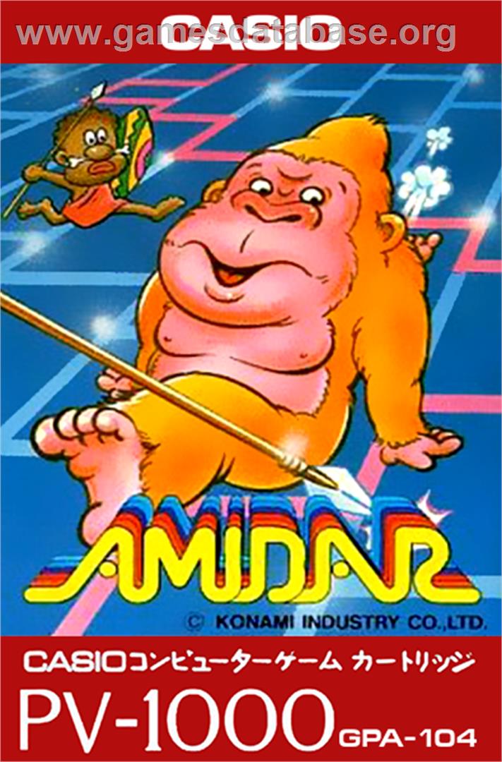 Amidar - Casio PV-1000 - Artwork - Box