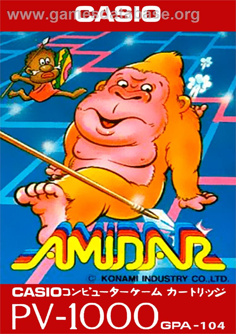 Amidar - Casio PV-1000 - Artwork - Box