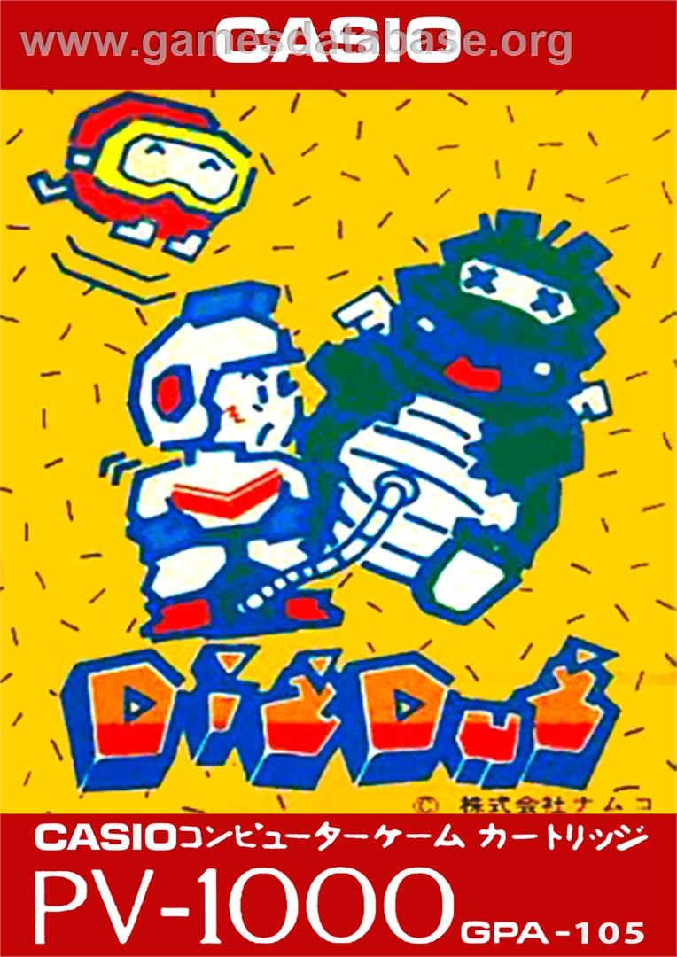 Dig Dug - Casio PV-1000 - Artwork - Box