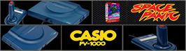 Arcade Cabinet Marquee for Space Panic.