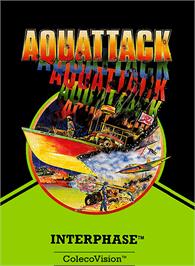 Box cover for Aquattack on the Coleco Vision.