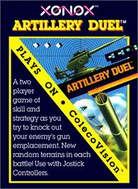 Box cover for Artillery Duel on the Coleco Vision.