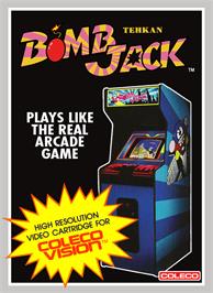 Box cover for Bomb Jack on the Coleco Vision.
