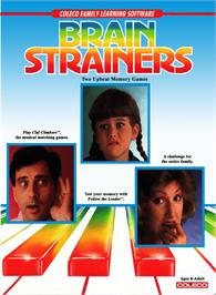 Box cover for Brain Strainers on the Coleco Vision.