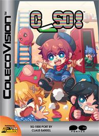 Box cover for C-So! on the Coleco Vision.