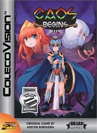 Box cover for Caos Begins on the Coleco Vision.