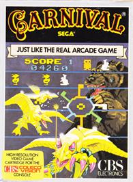 Box cover for Carnival on the Coleco Vision.