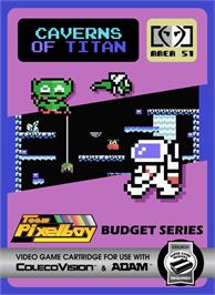 Box cover for Caverns Of Titan on the Coleco Vision.