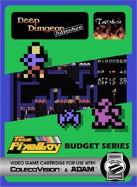 Box cover for Deep Dungeon Adventure on the Coleco Vision.