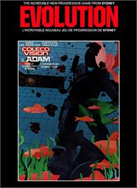 Box cover for Evolution on the Coleco Vision.
