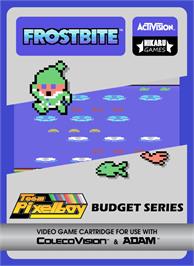 Box cover for Frostbite on the Coleco Vision.