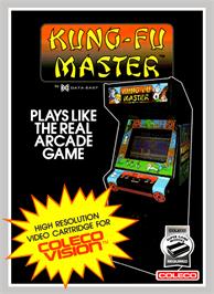 Box cover for Kung-Fu Master on the Coleco Vision.