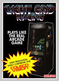 Box cover for Light Grid Racing on the Coleco Vision.