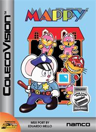 Box cover for Mappy on the Coleco Vision.
