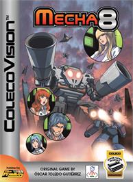 Box cover for Mecha 8 on the Coleco Vision.