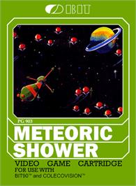 Box cover for Meteoric Shower on the Coleco Vision.
