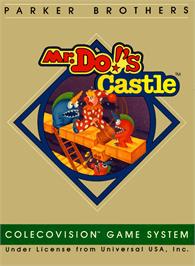 Box cover for Mr. Do!'s Castle on the Coleco Vision.