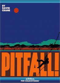 Box cover for Pitfall! on the Coleco Vision.
