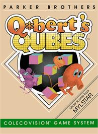 Box cover for Q*bert's Qubes on the Coleco Vision.
