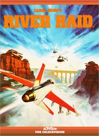 Box cover for River Raid on the Coleco Vision.