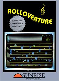 Box cover for Rolloverture on the Coleco Vision.