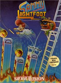Box cover for Sammy Lightfoot on the Coleco Vision.