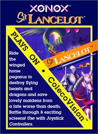 Box cover for Sir Lancelot on the Coleco Vision.