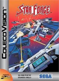 Box cover for Star Force on the Coleco Vision.
