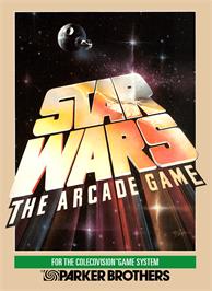Box cover for Star Wars - The Arcade Game on the Coleco Vision.