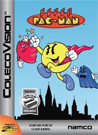 Box cover for Super Pac-Man on the Coleco Vision.