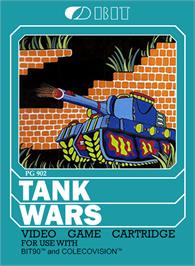 Box cover for Tank Wars on the Coleco Vision.