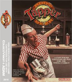 Box cover for Tapper on the Coleco Vision.