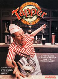 Box cover for Tapper on the Coleco Vision.