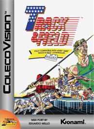 Box cover for Track And Field on the Coleco Vision.