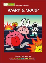 Box cover for Warp & Warp on the Coleco Vision.