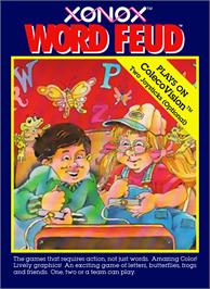 Box cover for Word Feud on the Coleco Vision.