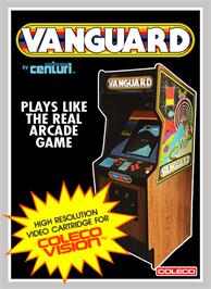 Box cover for vanguard on the Coleco Vision.