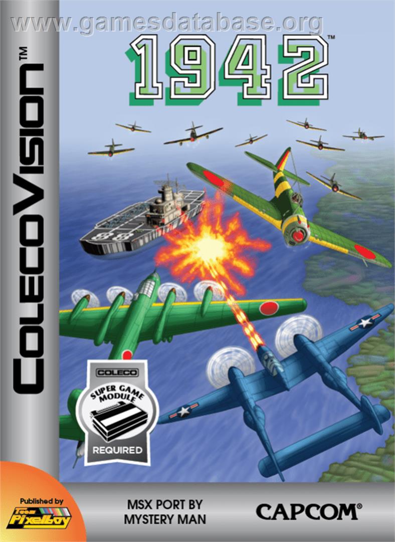1942 - Coleco Vision - Artwork - Box