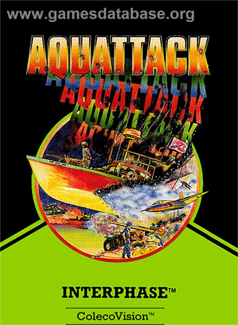 Aquattack - Coleco Vision - Artwork - Box