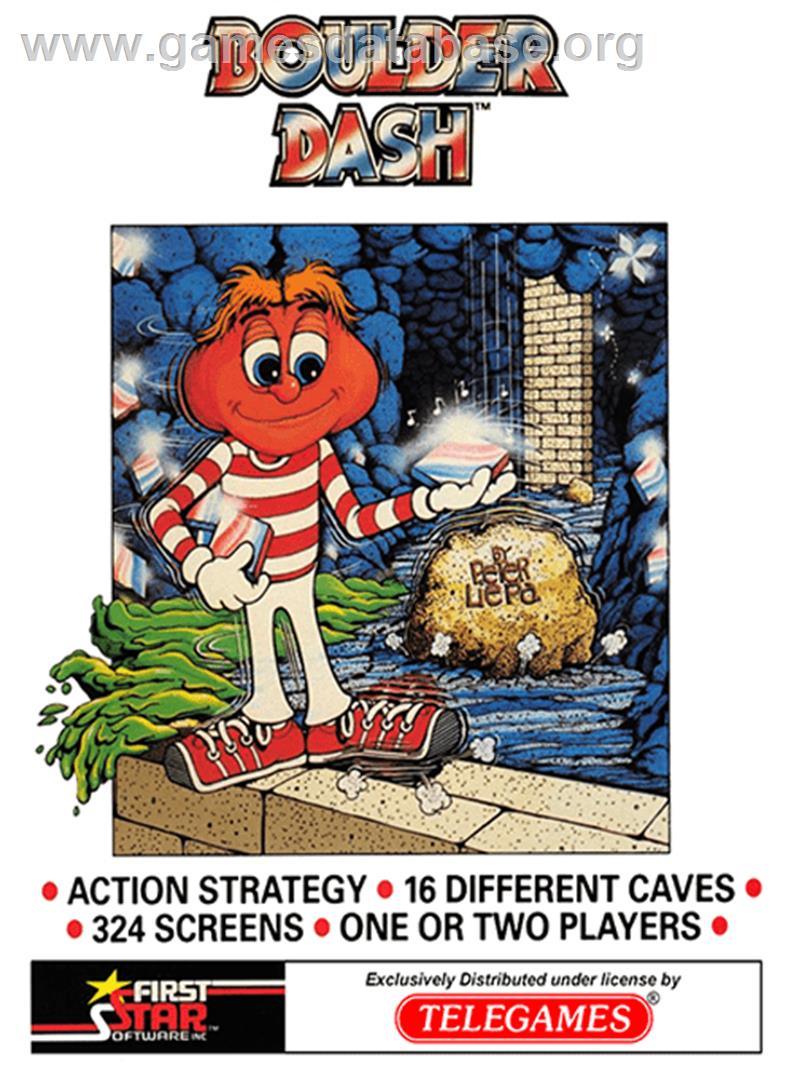 Boulder Dash - Coleco Vision - Artwork - Box