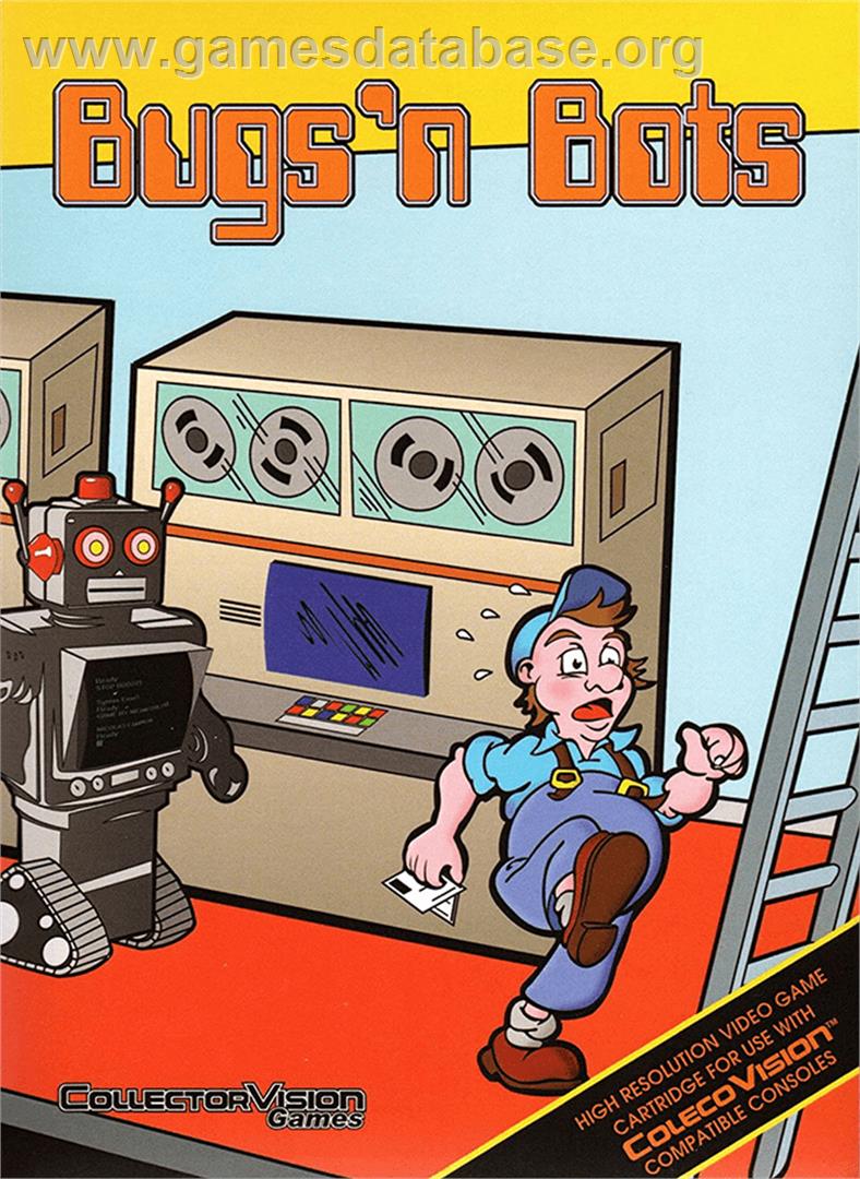 Bugs'n Bots - Coleco Vision - Artwork - Box