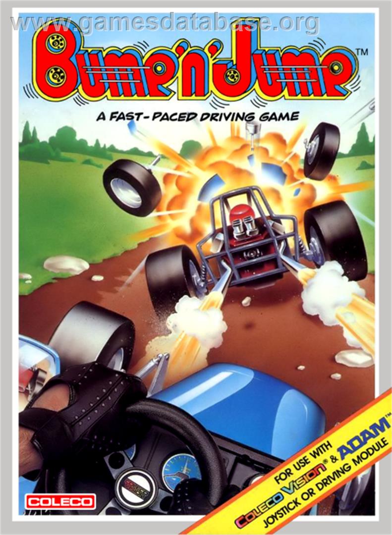 Bump 'n' Jump - Coleco Vision - Artwork - Box