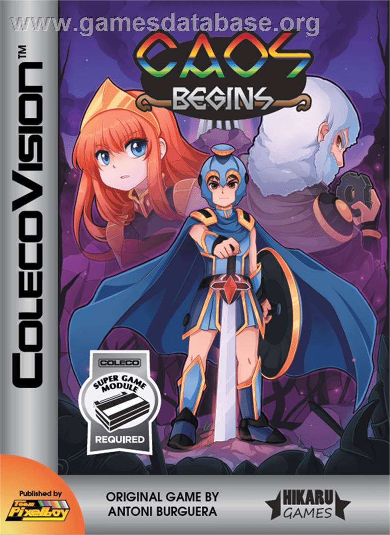 Caos Begins - Coleco Vision - Artwork - Box
