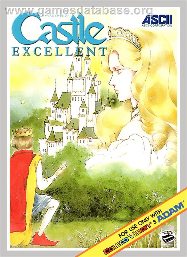 Castle Excellent - Coleco Vision - Artwork - Box