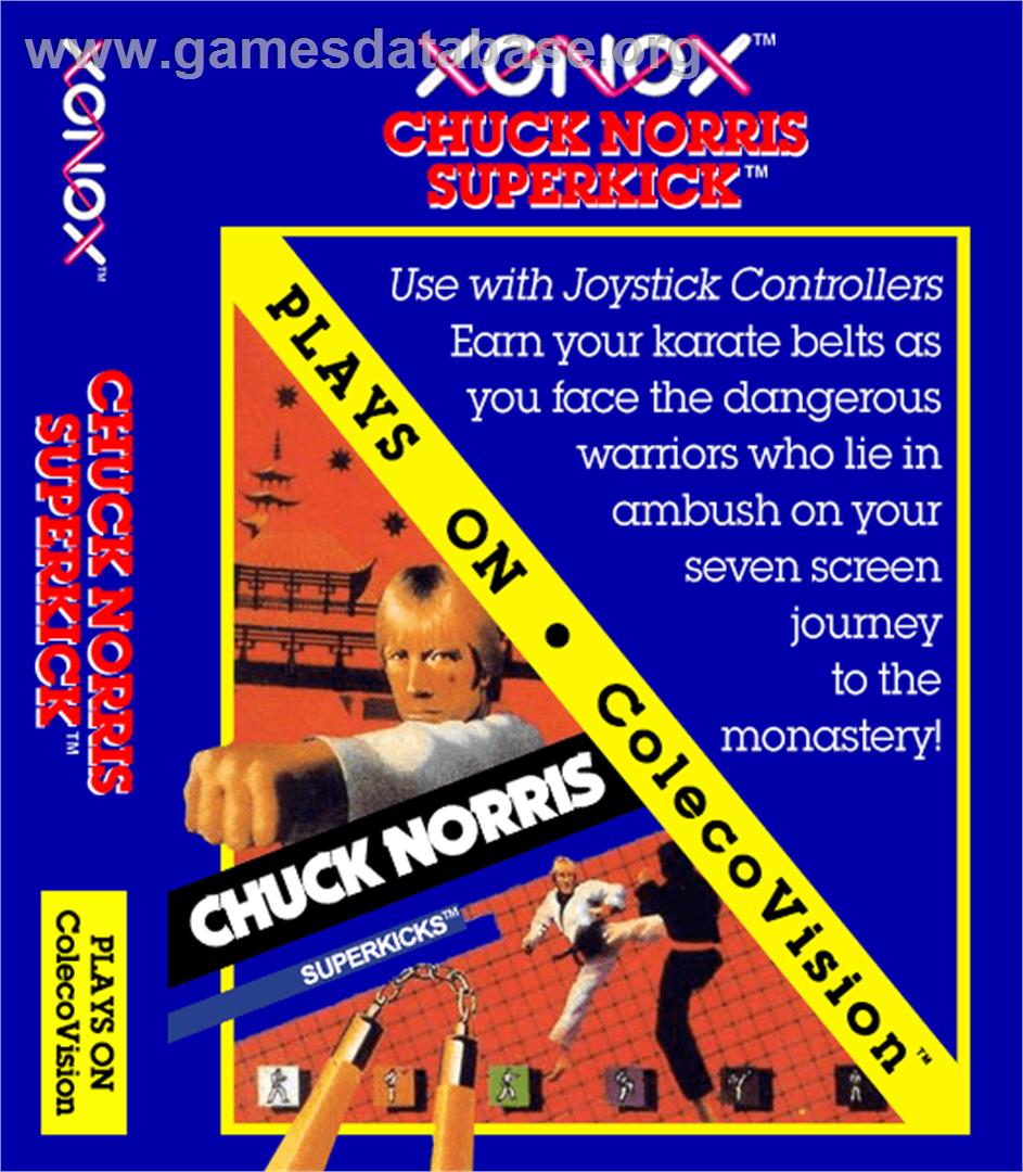 Chuck Norris Superkicks - Coleco Vision - Artwork - Box