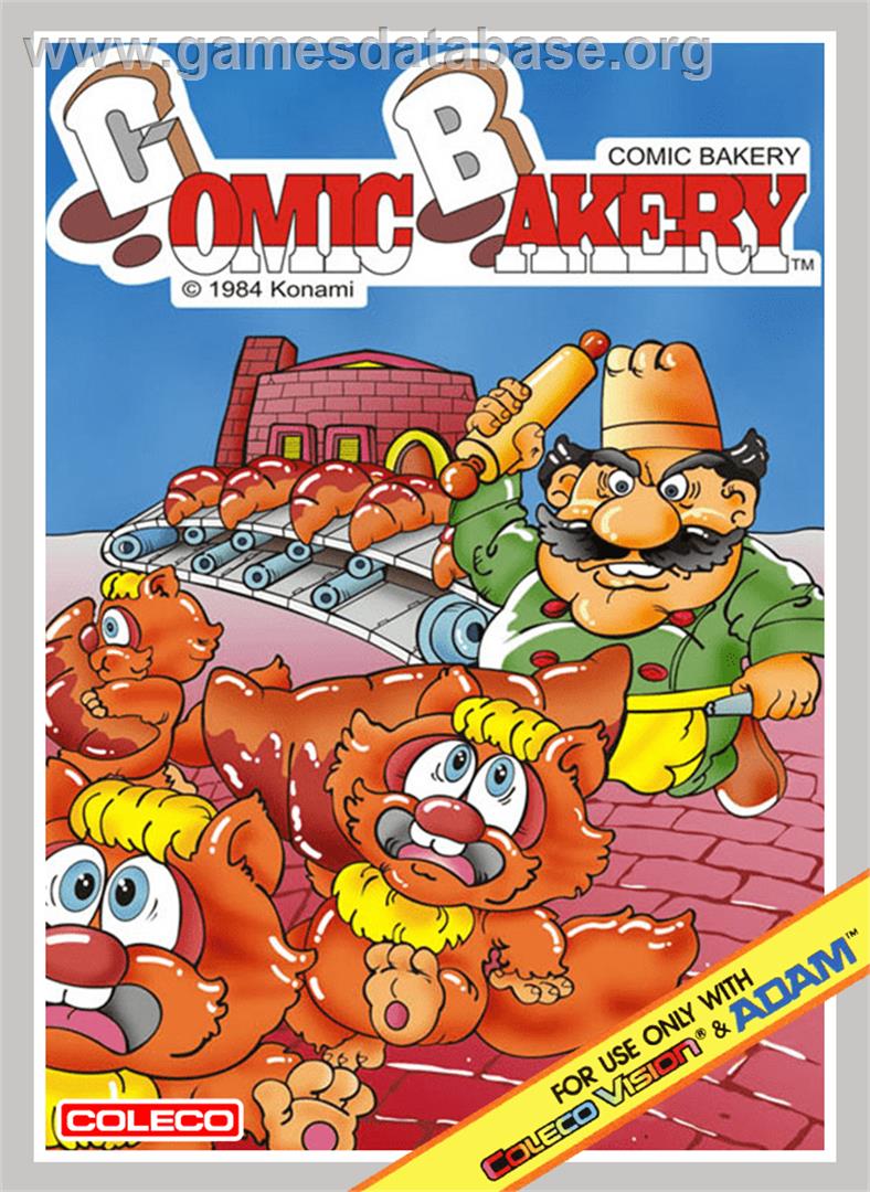 Comic Bakery - Coleco Vision - Artwork - Box
