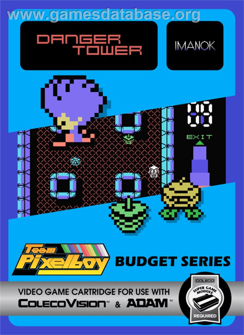 Danger Tower - Coleco Vision - Artwork - Box
